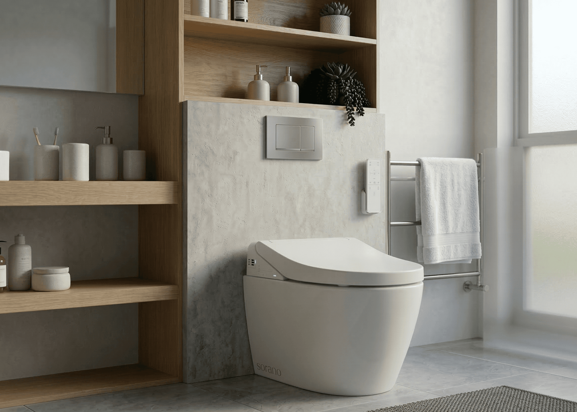 Modern bathroom interior