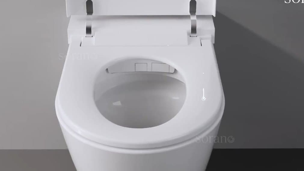 Sorano with the lid open, seen from above